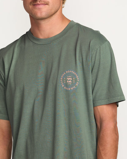 Rotation Premium Wave Wash Tee - Pine