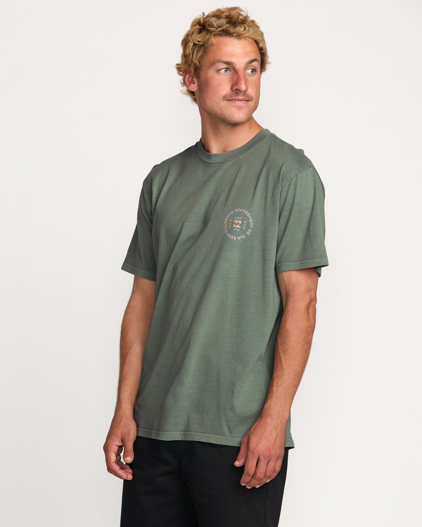 Rotation Premium Wave Wash Tee - Pine
