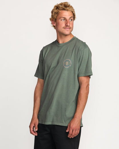 Rotation Premium Wave Wash Tee - Pine