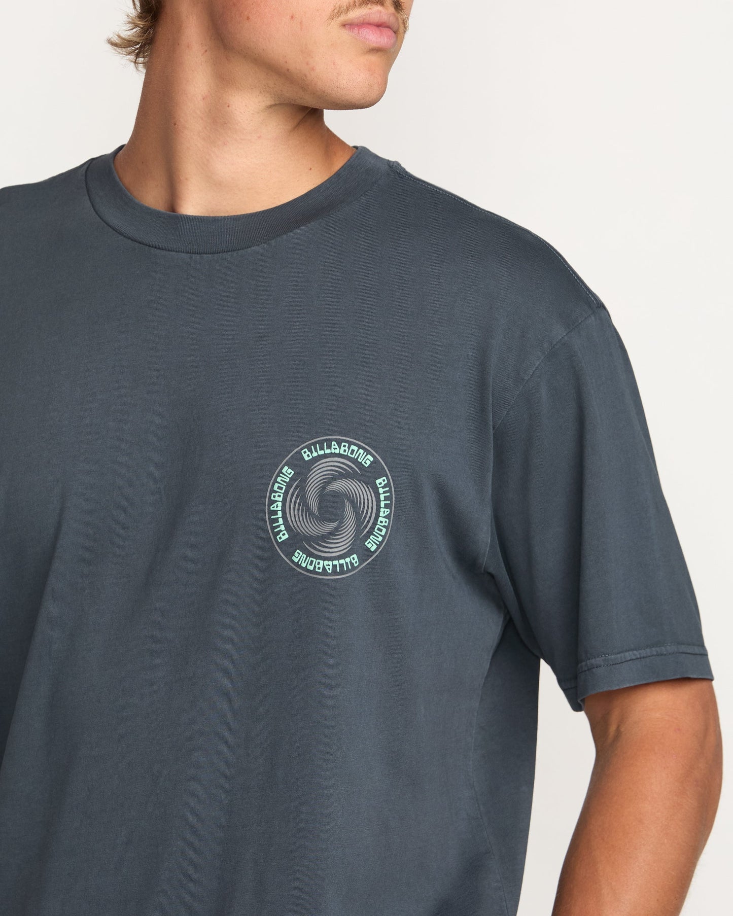 Swivel Premium Wave Wash Tee - Aged Indigo