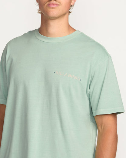 Paise Haze Premium Wave Wash Tee - Mist Green