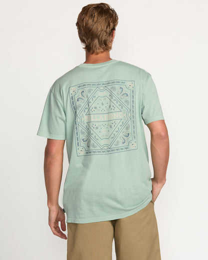 Paise Haze Premium Wave Wash Tee - Mist Green