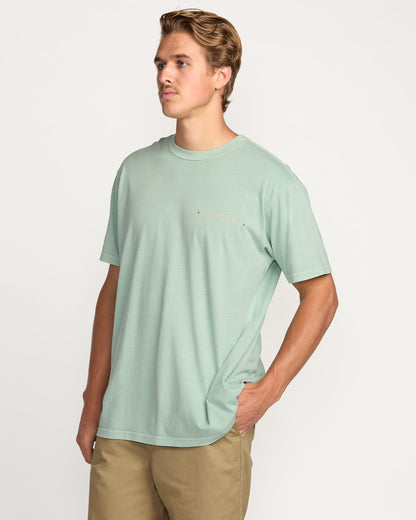 Paise Haze Premium Wave Wash Tee - Mist Green
