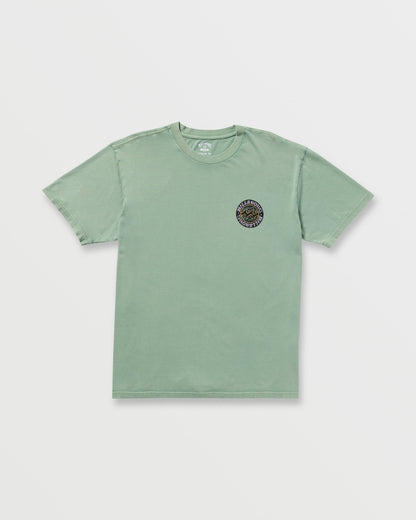 Decal Regular Wave Wash Tee - Mist Green