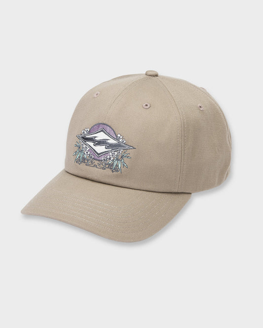 Crayon Wave Strapback Hat - Gravel