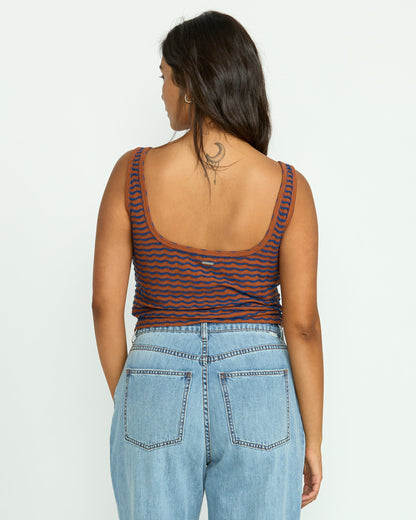 Hot Tides Knit Tank - Sedona