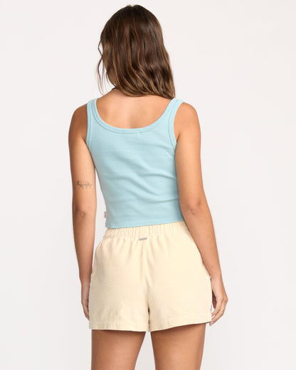 Goddess Knit Tank - Blue Fog