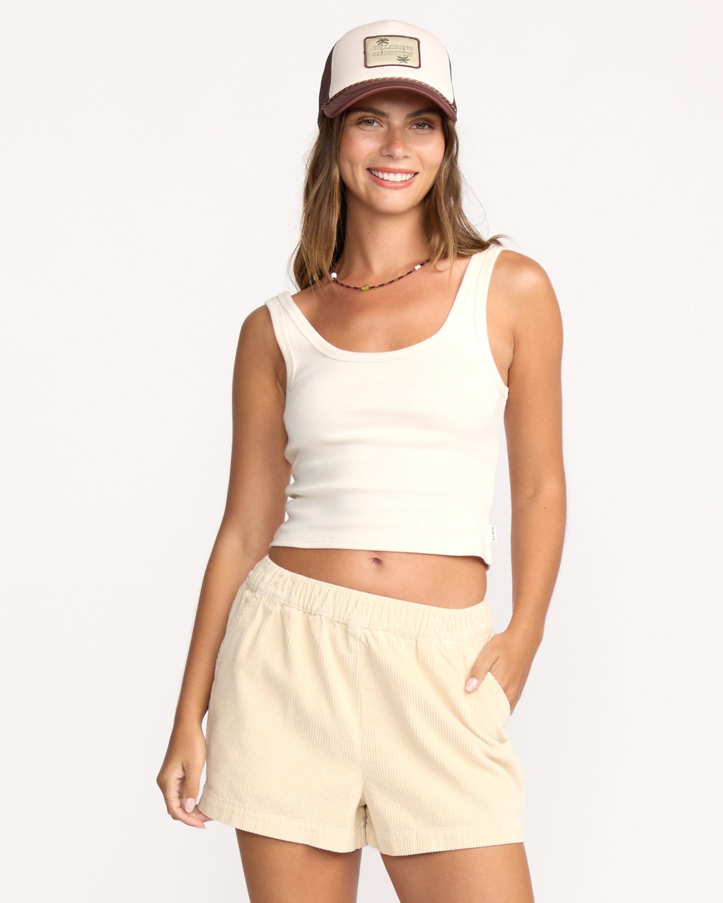 Goddess Knit Tank - Whitecap