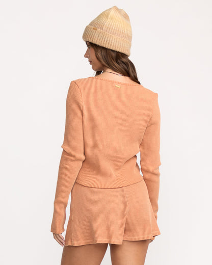Paxton Long Sleeve Top - Sunburnt