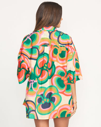 Billabong x Mami Wata Beach Side Short Sleeve Shirt - Multi