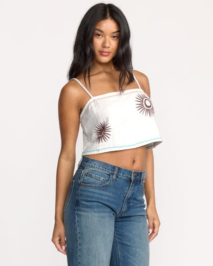 Easy Breezy Tank - Salt Crystal