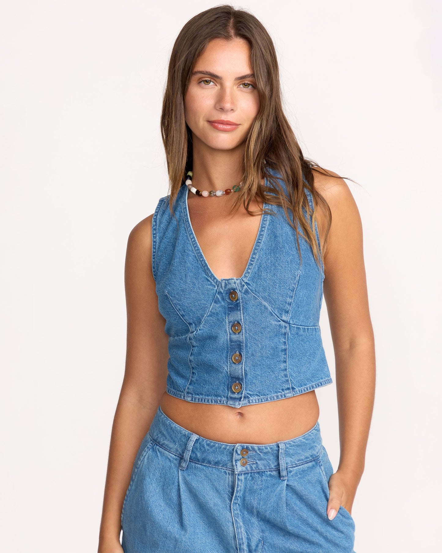 Indigo Skies Top - Salt Washed
