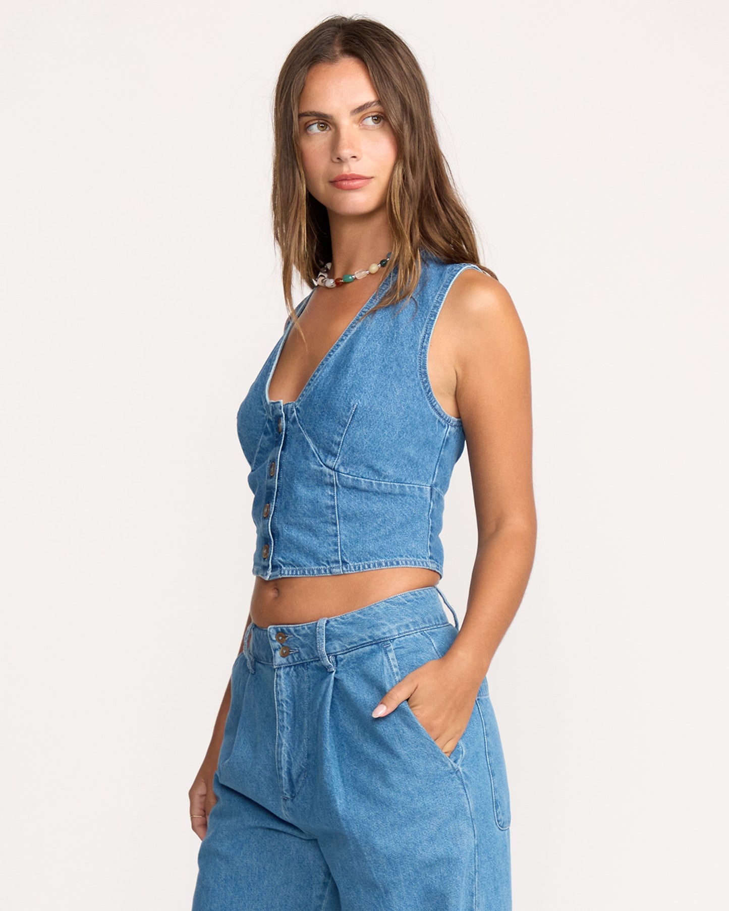 Indigo Skies Top - Salt Washed