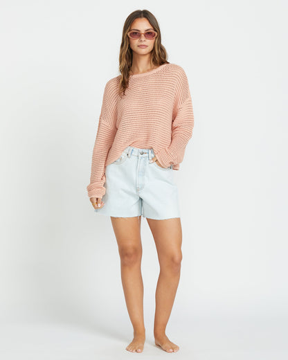 Daybreak Sweater - Faded Rose