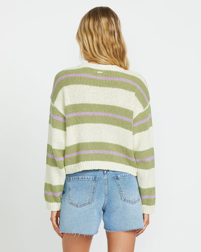 Make It Waves Sweater - Avocado