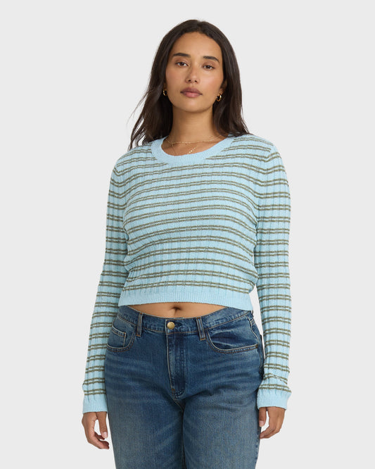 Clare Sweater - Misty Blue