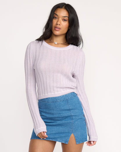 Clare Sweater - Violet Ice