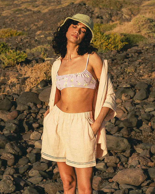 Summers End Shorts - Soft Peach