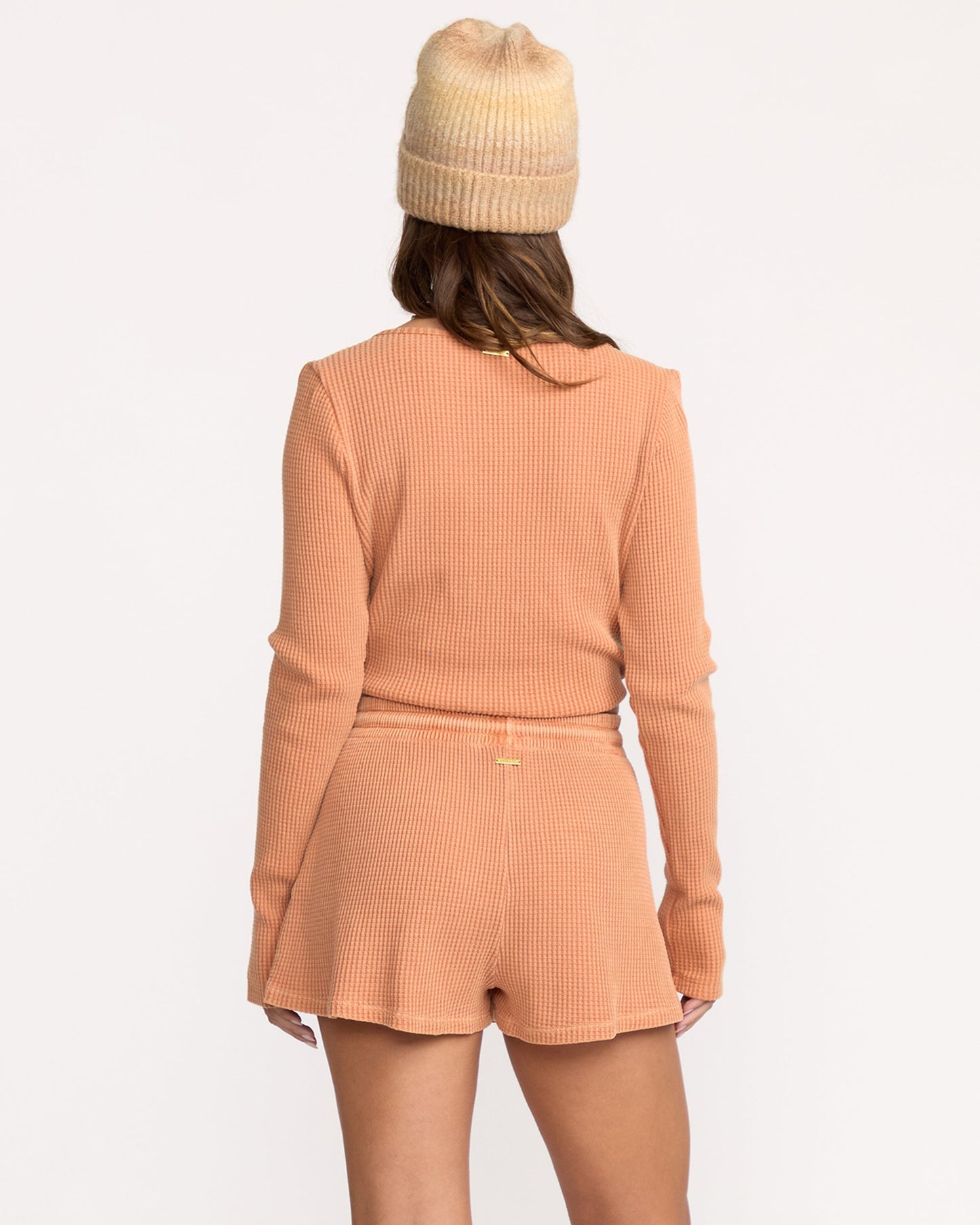 Debbie Vibes Knit Shorts - Sunburnt