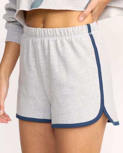 Triple Palms Dolphin Shorts - Heather Grey