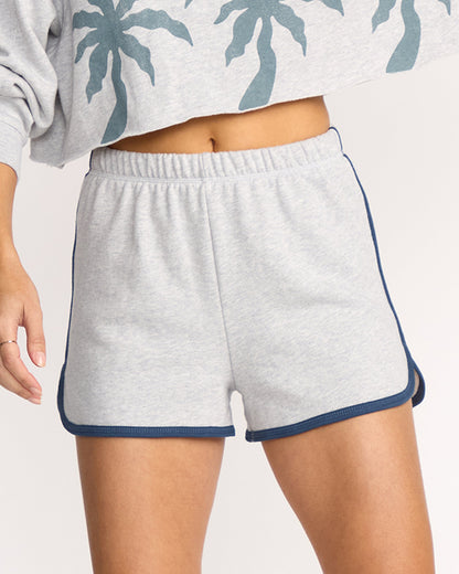 Triple Palms Dolphin Shorts - Heather Grey