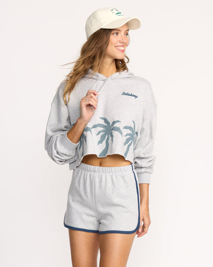 Triple Palms Dolphin Shorts - Heather Grey