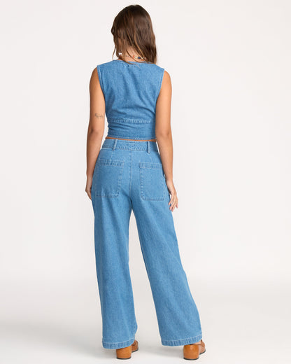 Wave Washed Pants - Salt Washed