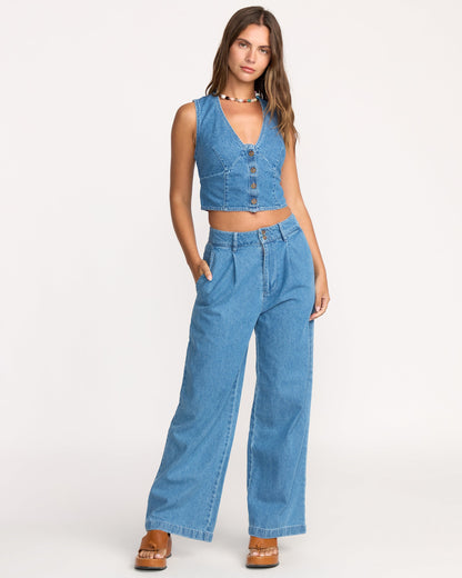 Wave Washed Pants - Salt Washed