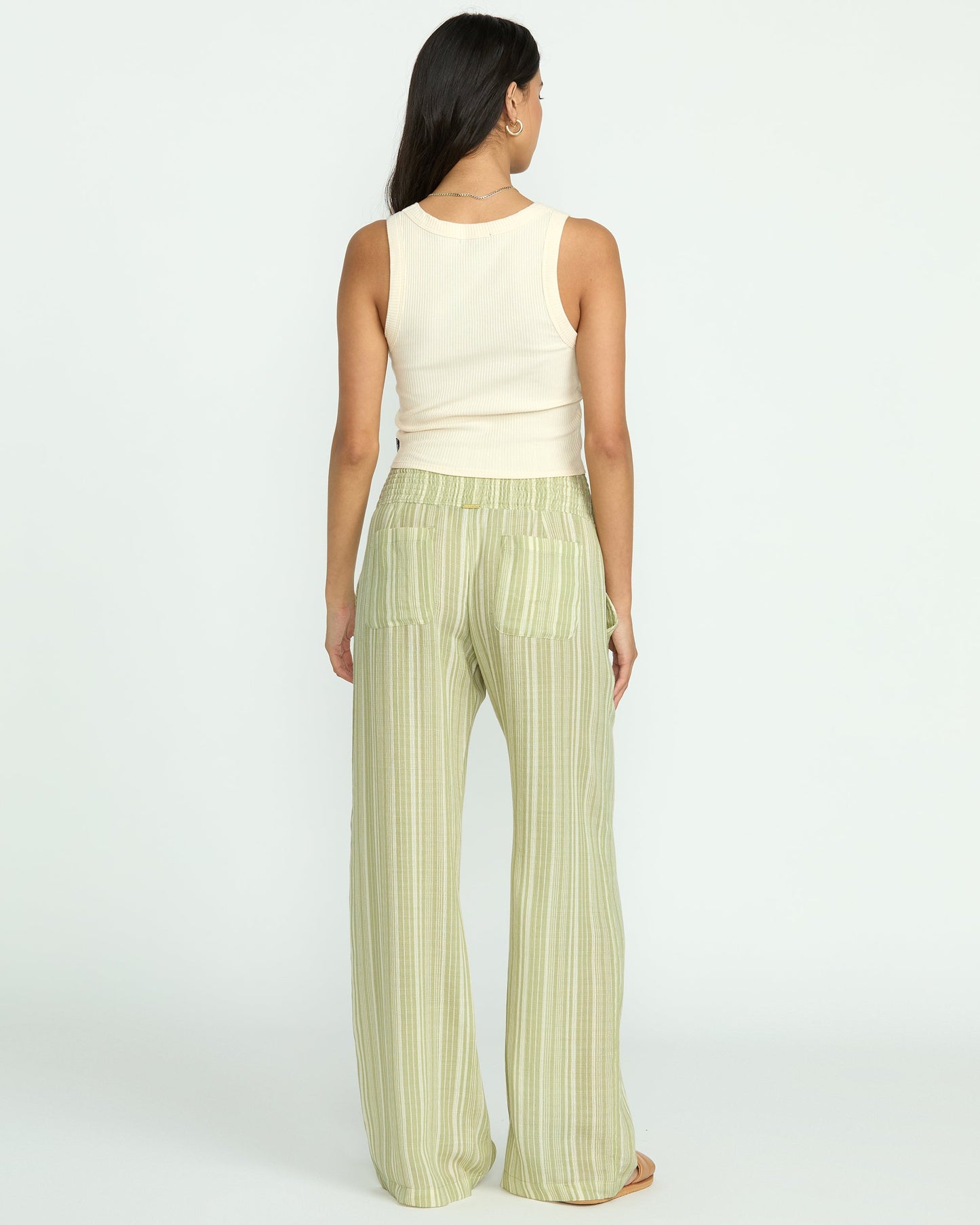 New Waves 2 Elastic Waist Pants - Avocado