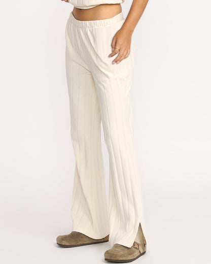 Cass Knit Pants - Whitecap