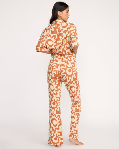 Lost Waves Knit Pants - Sunburnt