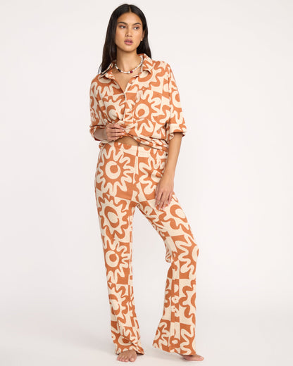 Lost Waves Knit Pants - Sunburnt