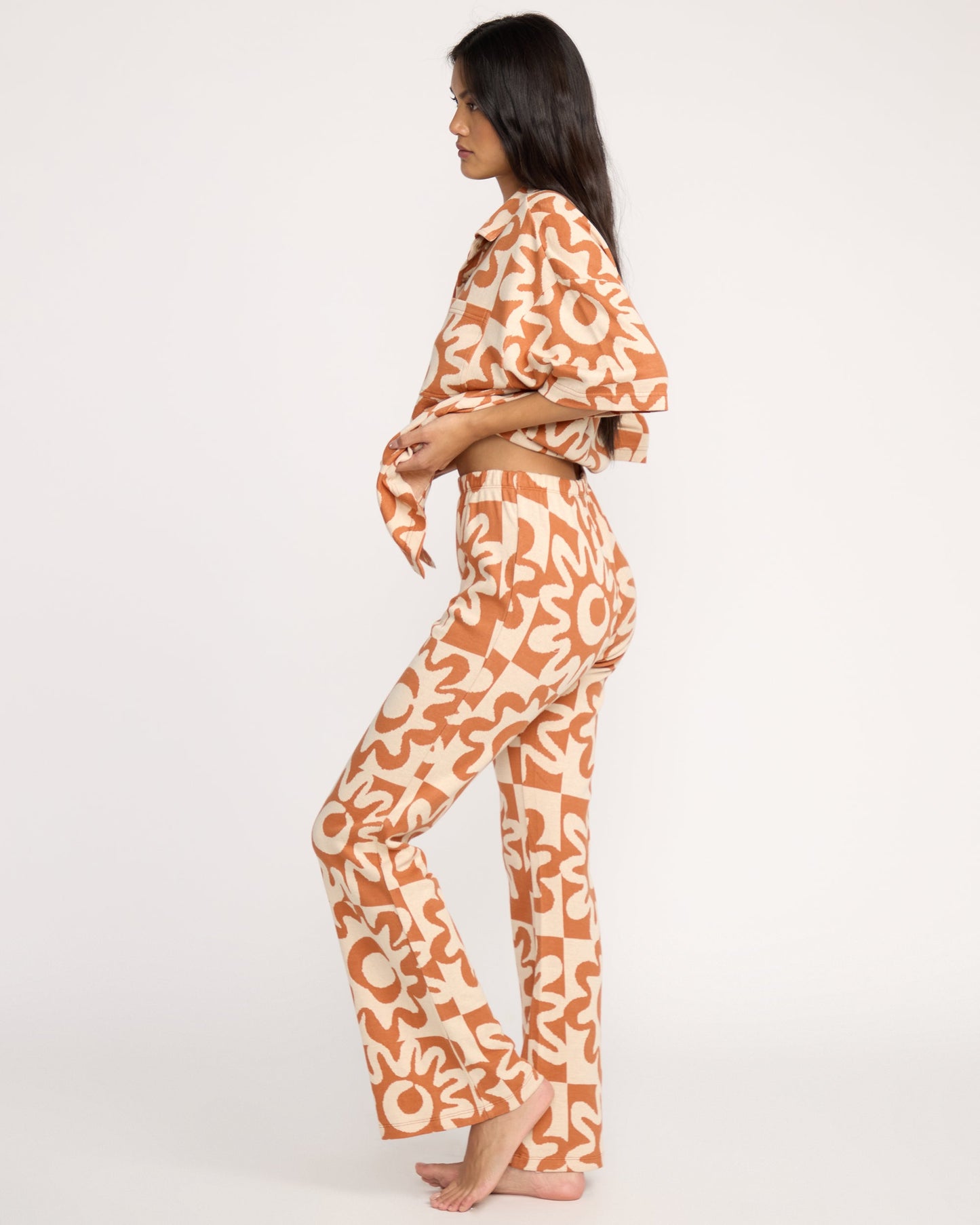 Lost Waves Knit Pants - Sunburnt