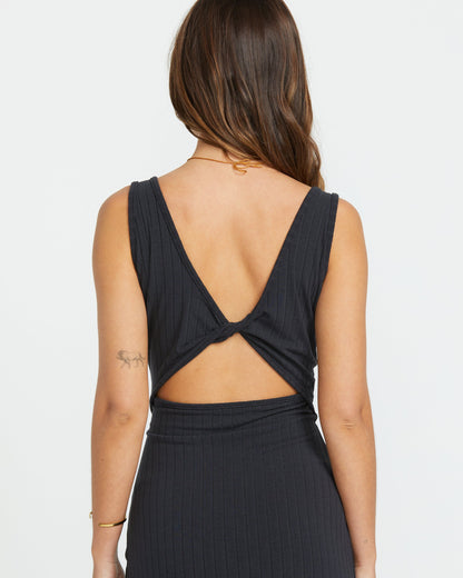 Take A Look Reversible Dress - Black Sands