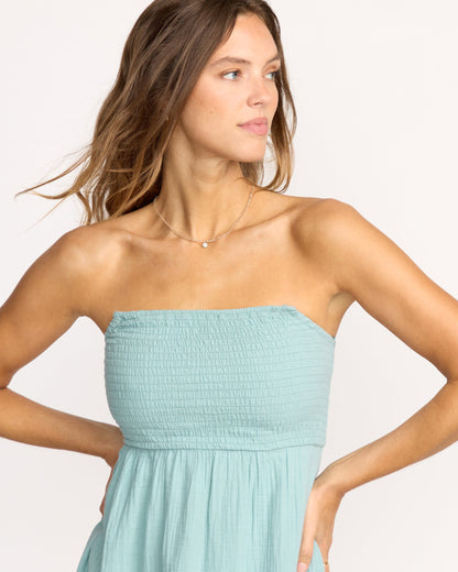 Off The Coast Dress - Blue Fog