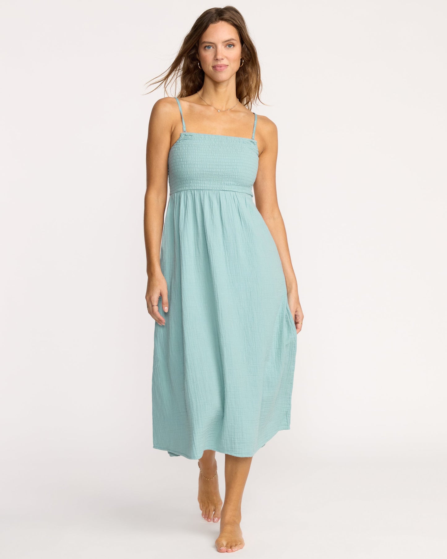 Off The Coast Dress - Blue Fog