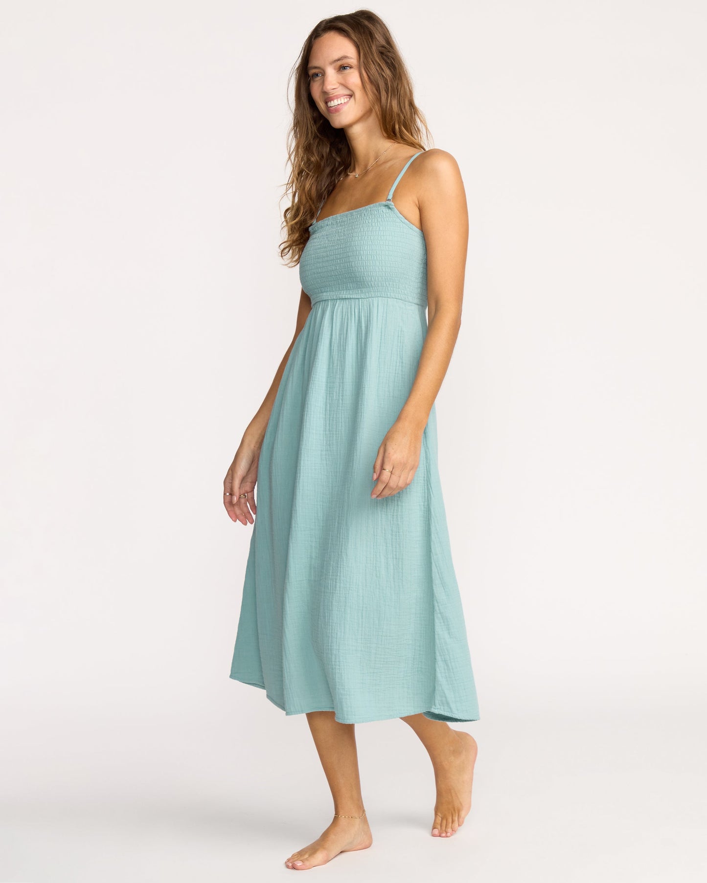 Off The Coast Dress - Blue Fog