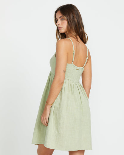 In A Twist Dress - Pistachio