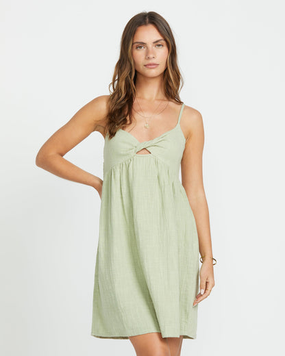 In A Twist Dress - Pistachio
