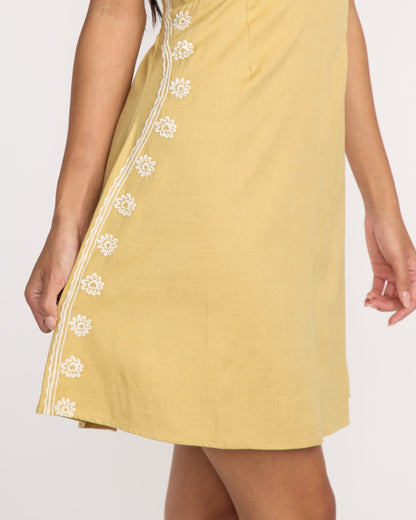 Sunny Sometimes Dress - Light Olive