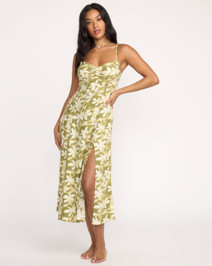 Sunset Love Dress - Light Olive