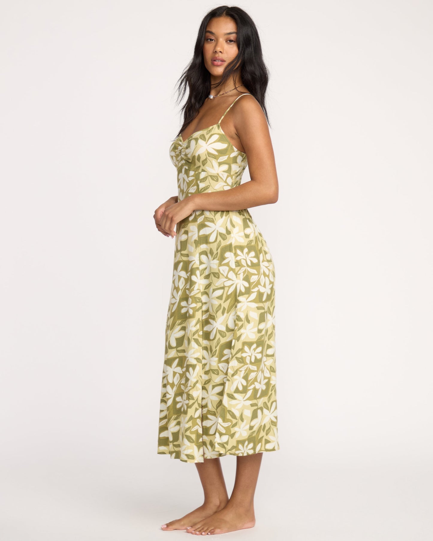 Sunset Love Dress - Light Olive