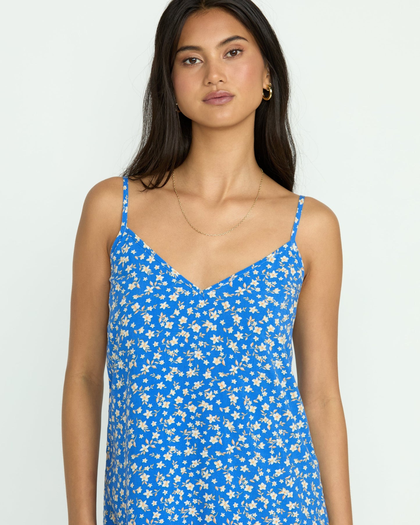 90S Babe Mini Dress - True Blue
