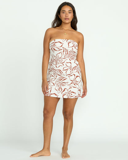 Bright Bloom Dress - Salt Crystal