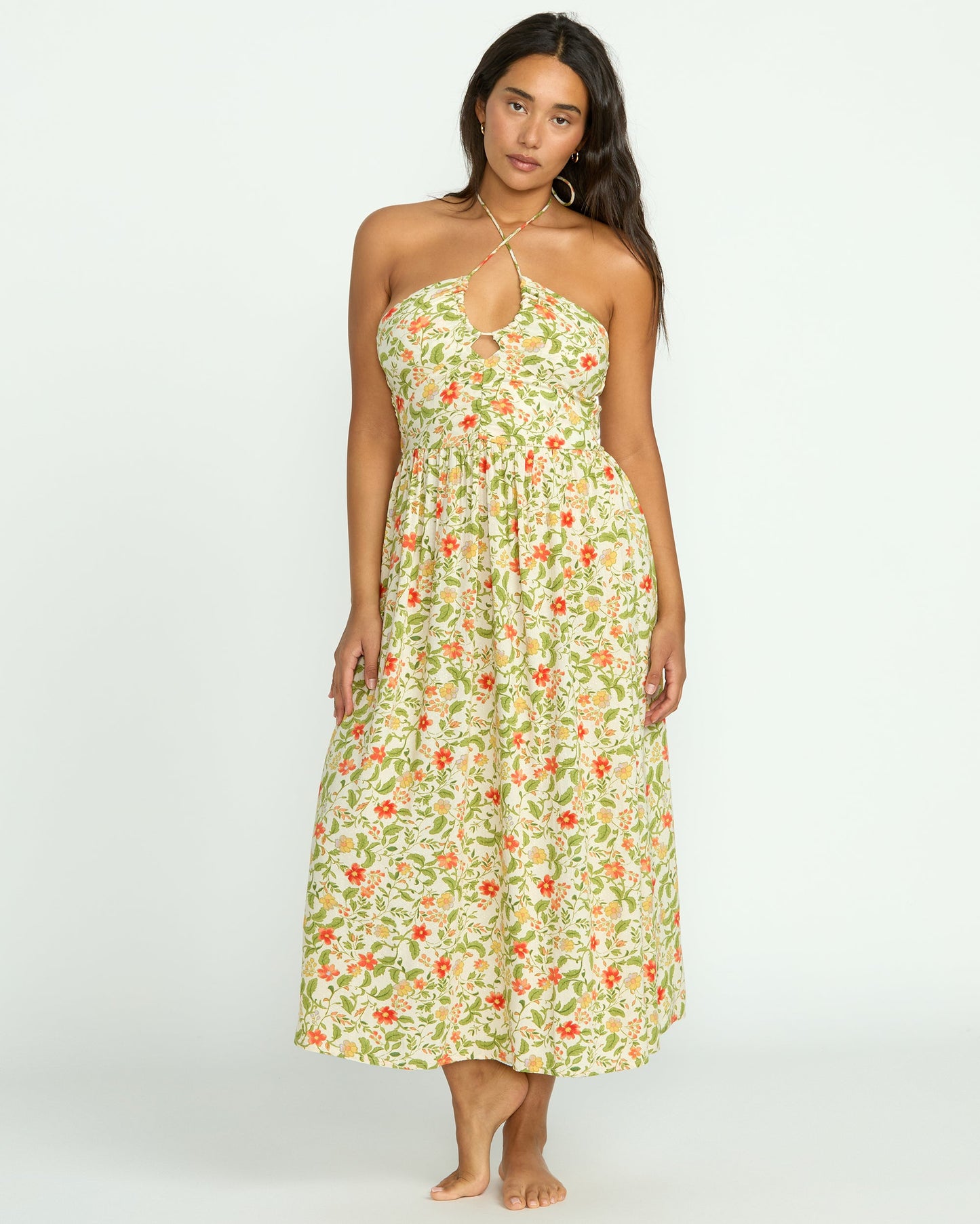 In Your Heart Midi Dress - Multi
