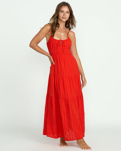 Red Aloha Maxi Dress - Red Aloha