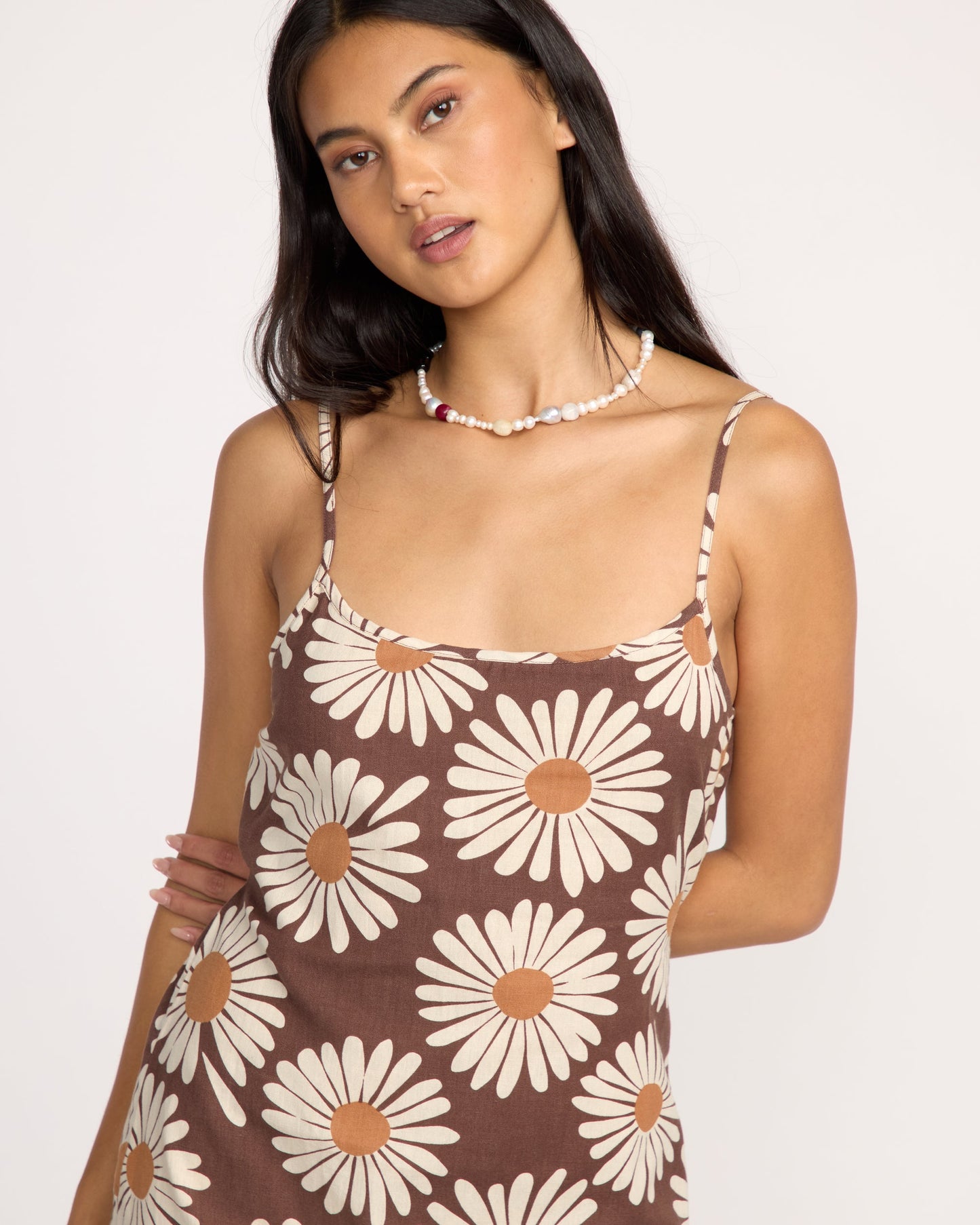 Beach Haze Dress - Espresso