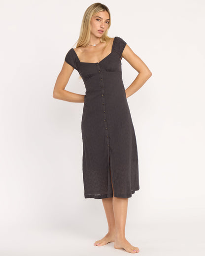 Distant Tides Dress - Black Sands