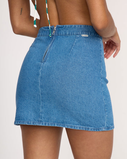 Wave Washed Skirt - Salt Washed