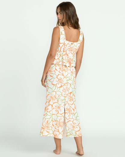 Keep It Simple Skirt - Salt Crystal